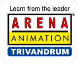 Arena Animation Trivandrum logo